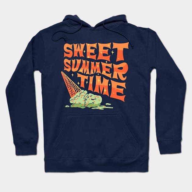 Sweet Summertime Hoodie by Jillian Kaye Art